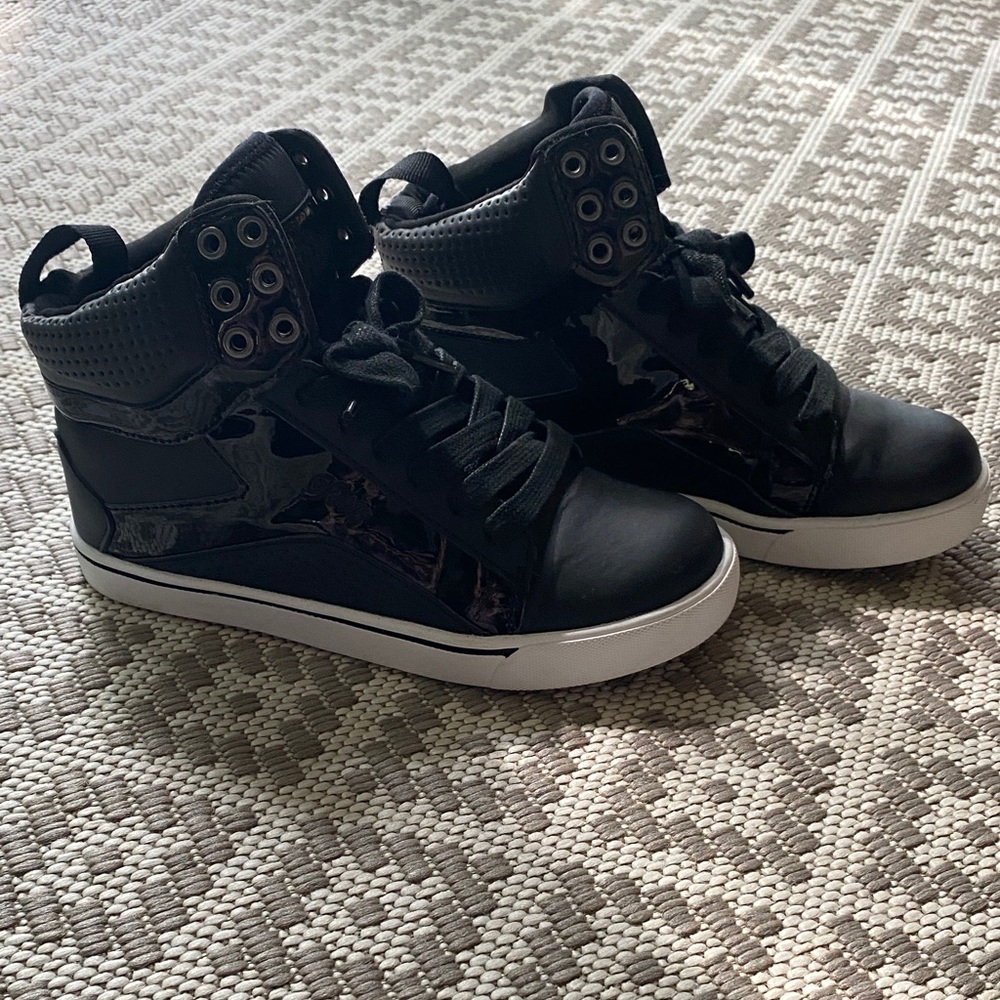 Pastry Black High-Top Hip Hop Kids Sneakers